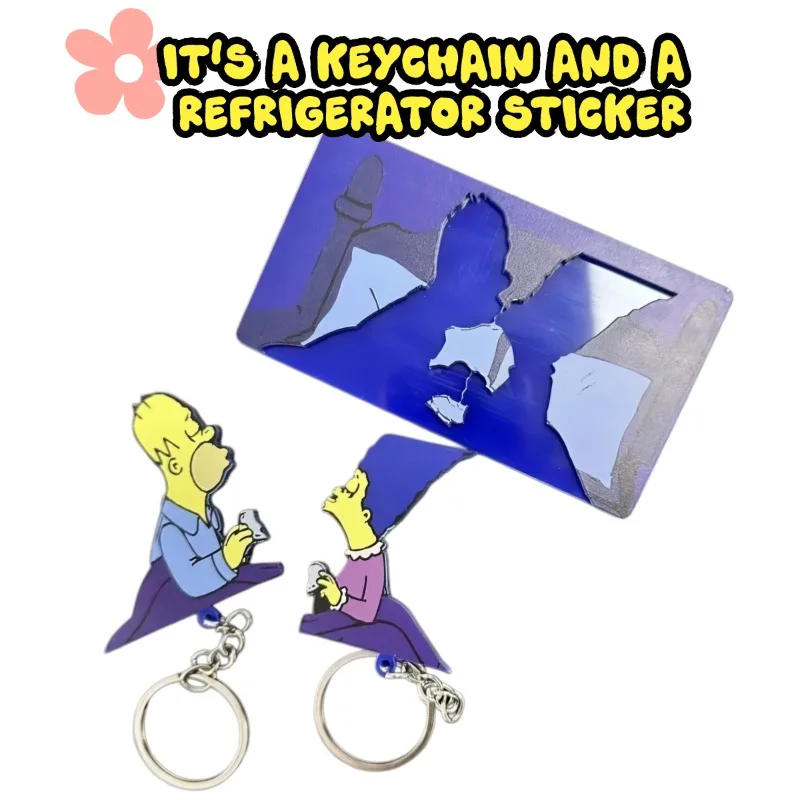 Hot Selling The Simpsons Acrylic Keychain & Fridge Magnet Cute Cartoon Couple Bag Pendant Accessories
Hot Selling The Simpsons Acrylic Keychain & Fridge Magnet Cute Cartoon Couple Bag Pendant Accessories