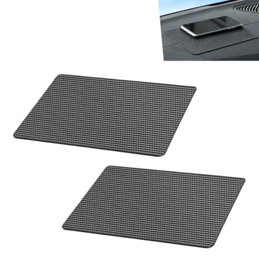 2 PCS Car Anti Slip Mat, Anti Slide Sticky Dash Mat, 10.63"x 5.9" Fixate Dashboard Gel Pad, Multifunctional Dashboard Accessori
2 PCS Car Anti Slip Mat, Anti Slide Sticky Dash Mat, 10.63"x 5.9" Fixate Dashboard Gel Pad, Multifunctional Dashboard Accessori