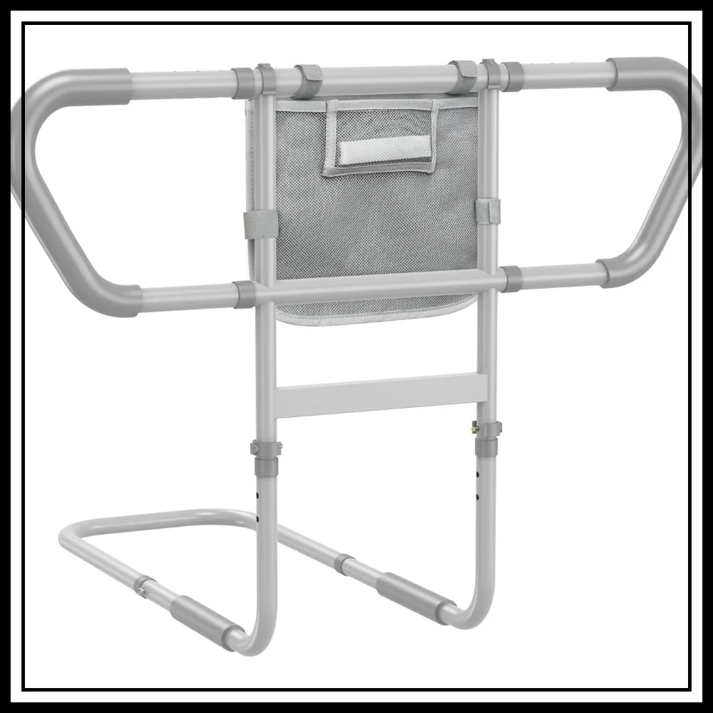 Adjustable Bed Rails for Elderly Adults Safety, 400LB Capacity with Storage Pockets, Non-Slip Handles, Motion Sensor Light
Adjustable Bed Rails for Elderly Adults Safety, 400LB Capacity with Storage Pockets, Non-Slip Handles, Motion Sensor Light