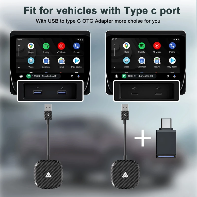 Проводной к беспроводному ключу Android Auto, беспроводной адаптер Android Auto, Plug Play 5G BT USB Car AI Box
Проводной к беспроводному ключу Android Auto, беспроводной адаптер Android Auto, Plug Play 5G BT USB Car AI Box