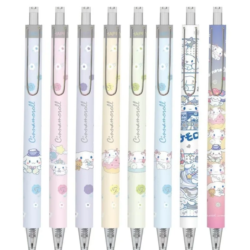 24pcs/lot Sanrio Kawaii Cinnamoroll Press Gel Pen Cute 0.5mm Black Ink Neutral Pens Promotional Gift Office School Supplies
24pcs/lot Sanrio Kawaii Cinnamoroll Press Gel Pen Cute 0.5mm Black Ink Neutral Pens Promotional Gift Office School Supplies