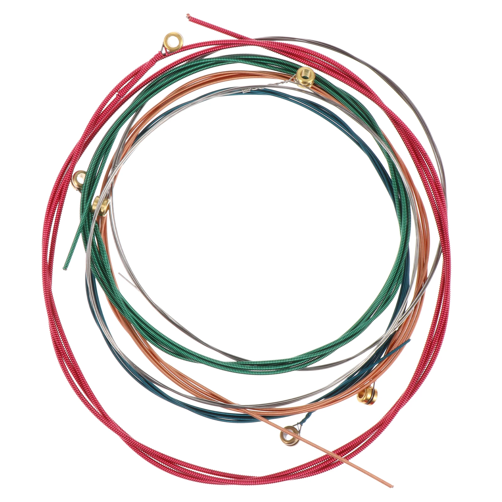 6pcs Guitar String Set Colorful Strings for Acoustic Electroacoustic Steel Guitars Musical Instrument Accessories Replacement
6pcs Guitar String Set Colorful Strings for Acoustic Electroacoustic Steel Guitars Musical Instrument Accessories Replacement