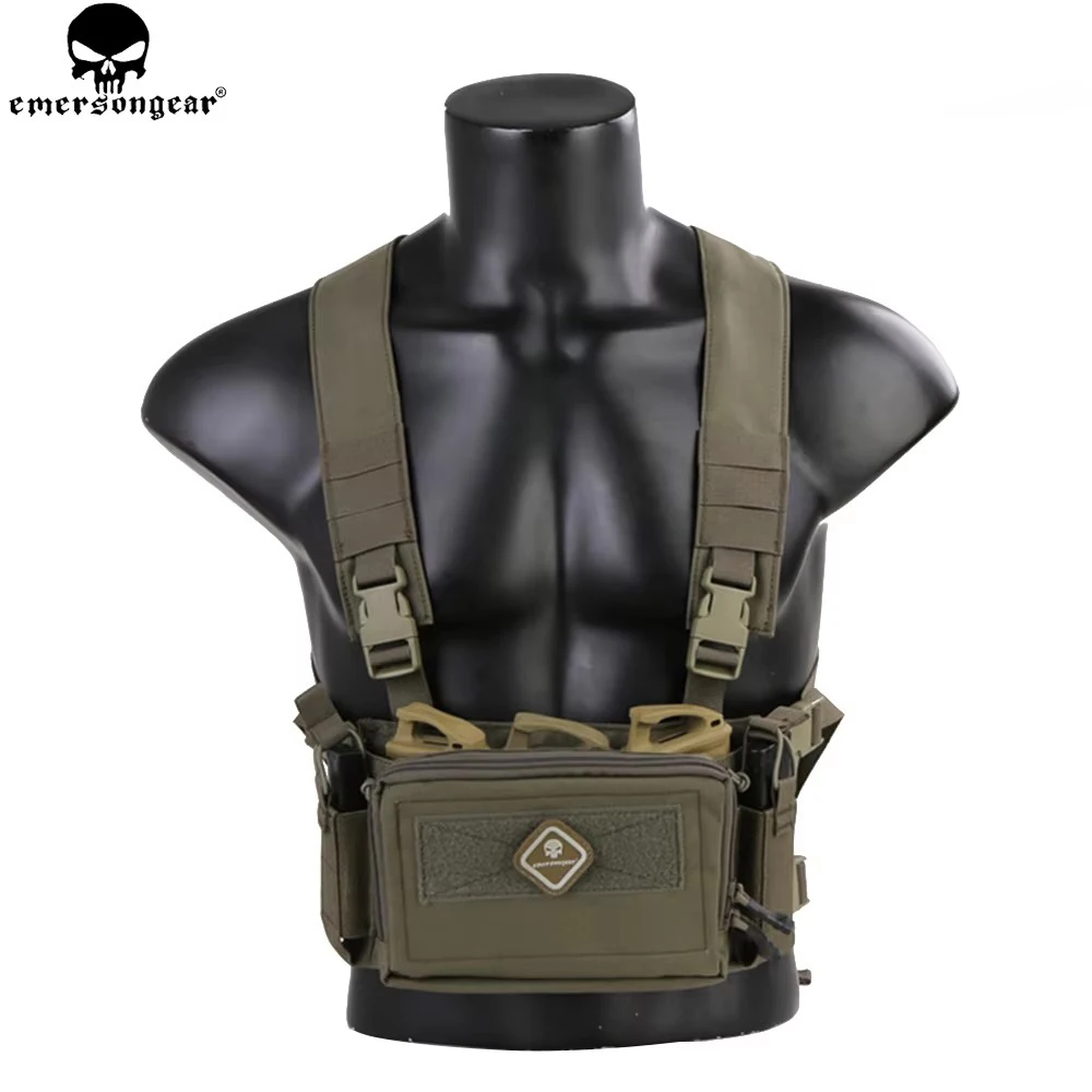 Emersongear Tactical D3CR Micro Chest Rig Modular For Plate Carrier Hunting Vest MOLLE Airsoft Mini Spiritus Gear Nylon EM9557
Emersongear Tactical D3CR Micro Chest Rig Modular For Plate Carrier Hunting Vest MOLLE Airsoft Mini Spiritus Gear Nylon EM9557