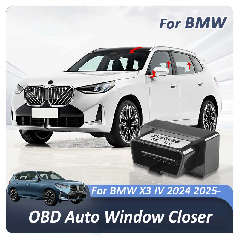 Для BMW X3 IV 2024 2025 2026 Автомобильное окно OBD с автоматическим доводчиком одним касанием, управление стеклоподъемником через порт OBD, комплект аксессуаров
Для BMW X3 IV 2024 2025 2026 Автомобильное окно OBD с автоматическим доводчиком одним касанием, управление стеклоподъемником через порт OBD, комплект аксессуаров