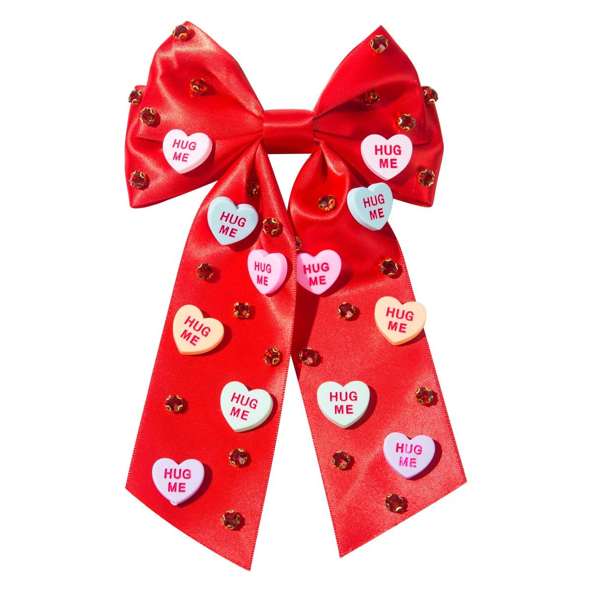 NEW - Hair Ribbon Bows Clip For Women for 2025 Valentines Day - Hair Heart Bow with Conversation Heart Charm #HAIR100001
NEW - Hair Ribbon Bows Clip For Women for 2025 Valentines Day - Hair Heart Bow with Conversation Heart Charm #HAIR100001