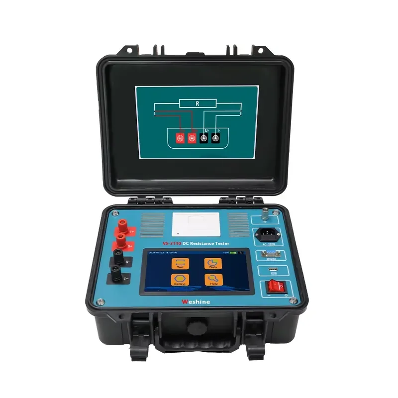10A Digital Transformer Test Equipment with DC Winding Resistance Measurement 200-50k Range 0.2% Accuracy
10A Digital Transformer Test Equipment with DC Winding Resistance Measurement 200-50k Range 0.2% Accuracy