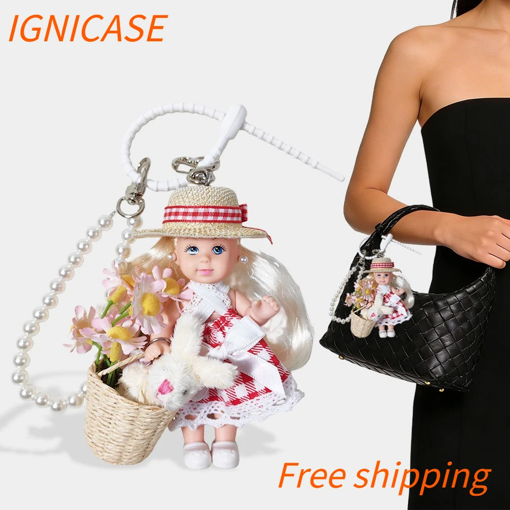 IGNICASE Popular Mini Red and White Plaid Doll Keychain Bag Pendant High-end Niche Pendant Personalized Bag Parts Accessories
IGNICASE Popular Mini Red and White Plaid Doll Keychain Bag Pendant High-end Niche Pendant Personalized Bag Parts Accessories