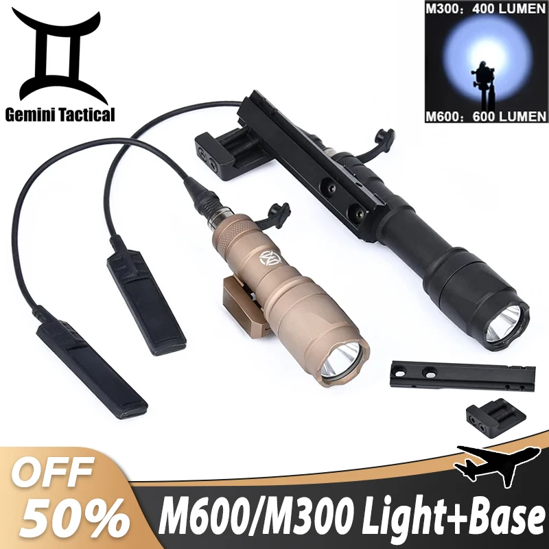Tactical Wadsn M300 Scout Light Side Rail Set M600 Hunting Flashlight Adaptive Offset Mount Base Weapon Spotlight Fit 20MM Rail
Tactical Wadsn M300 Scout Light Side Rail Set M600 Hunting Flashlight Adaptive Offset Mount Base Weapon Spotlight Fit 20MM Rail