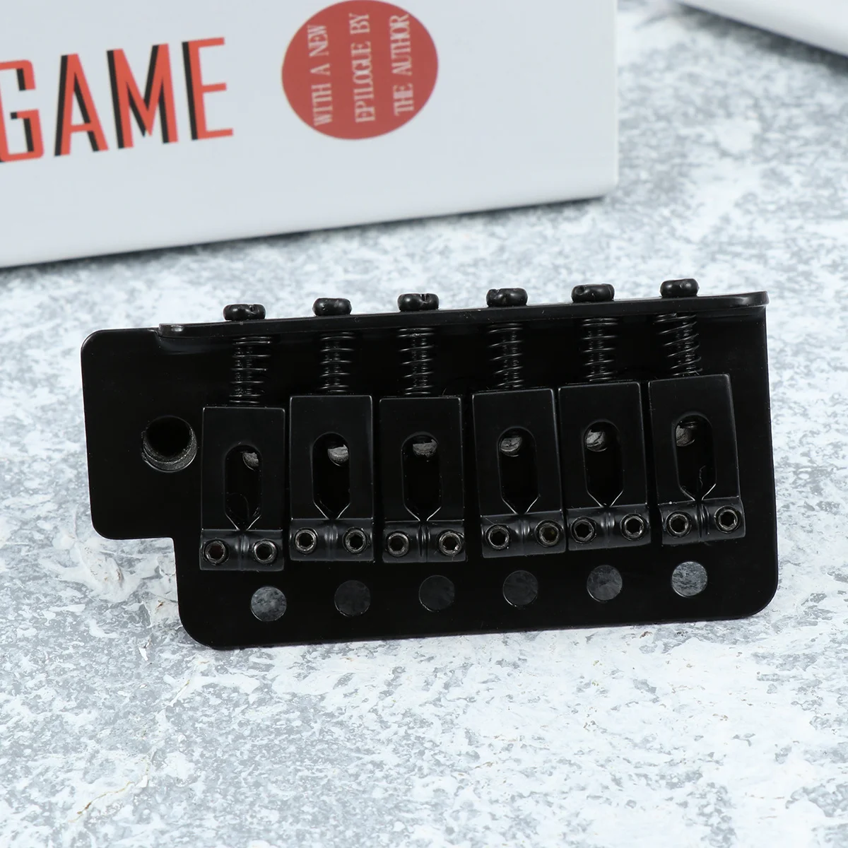 Ga298 Electric St Guitar Tremolo Bridge Black with Neck Plate High Quality Guitar Parts Replacement for Musical Instruments
Ga298 Electric St Guitar Tremolo Bridge Black with Neck Plate High Quality Guitar Parts Replacement for Musical Instruments