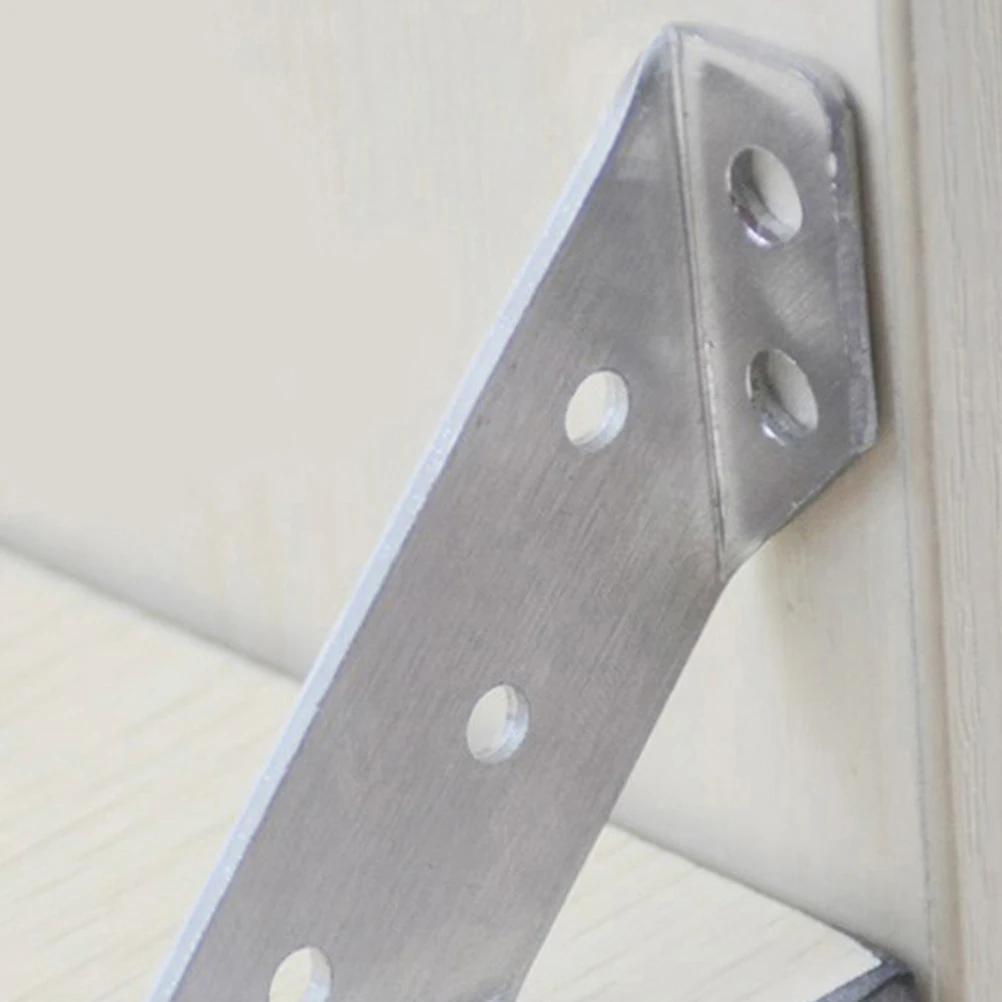 10 Sets Stainless Steel Corner Brackets 1 7mm Thick Screws for Furniture Wood Shelves Strong Durable Practical Connectors
10 Sets Stainless Steel Corner Brackets 1 7mm Thick Screws for Furniture Wood Shelves Strong Durable Practical Connectors