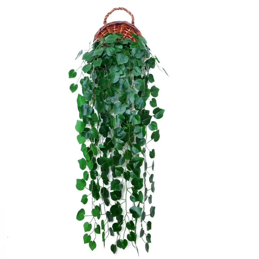 2Pcs Artificial Plant Rattan Hanging Leaf Decor Green Simulation Home Party Wedding Lifelike Easy Clean
2Pcs Artificial Plant Rattan Hanging Leaf Decor Green Simulation Home Party Wedding Lifelike Easy Clean