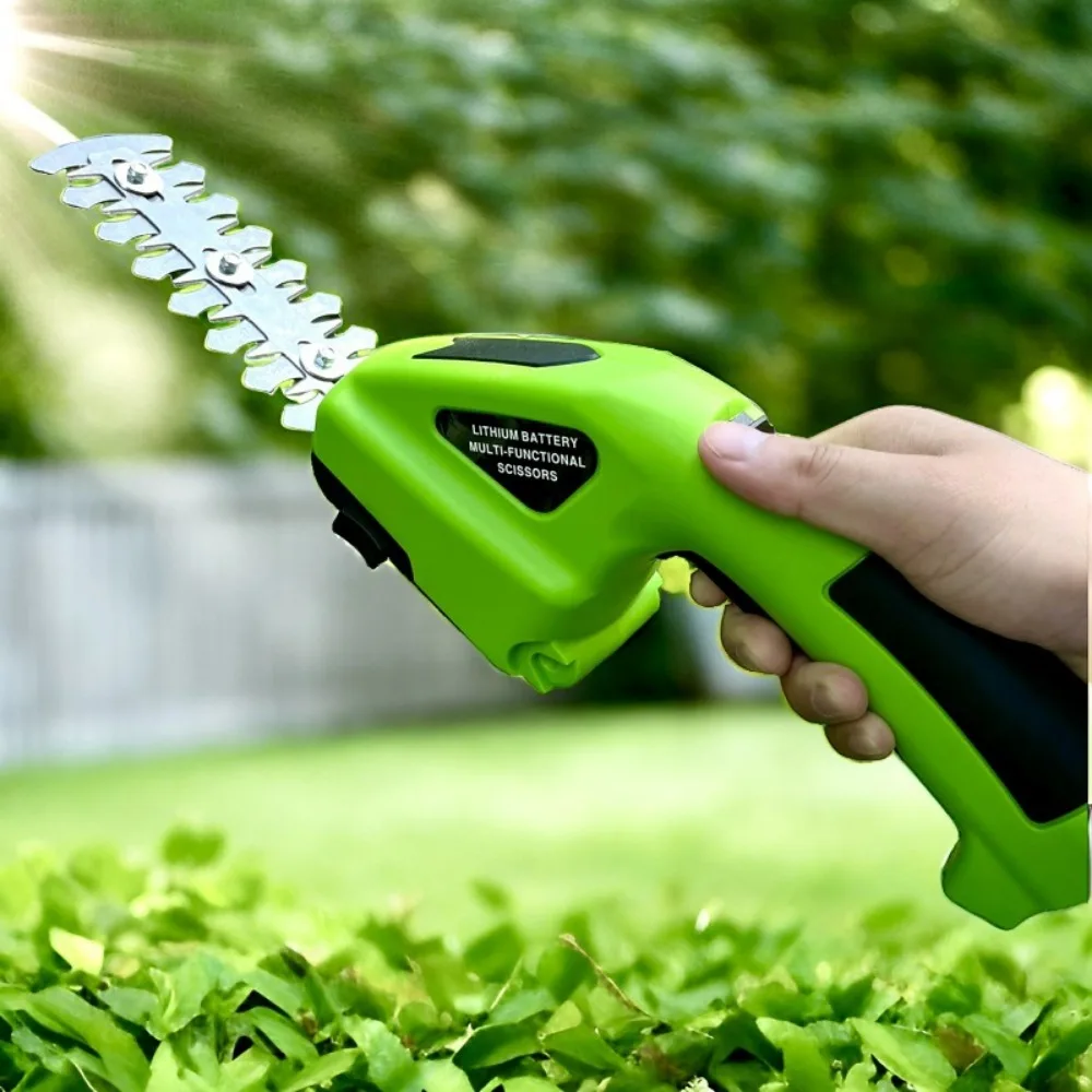 7.2V Cordless Electric Hedge Trimmer 2 in 1 Grass Shear Handheld Lawn Clipper Weed Cutting Tool
7.2V Cordless Electric Hedge Trimmer 2 in 1 Grass Shear Handheld Lawn Clipper Weed Cutting Tool
