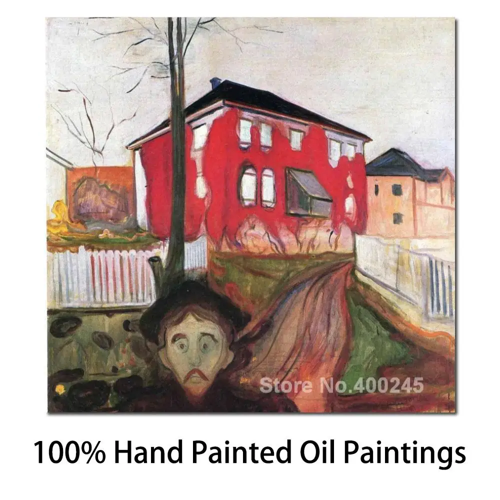 Modern Abstract Canvas Art Paintings Red Virginia Creeper Edvard Munch Oil Artwork High quality Hand Painted Home Decor
Modern Abstract Canvas Art Paintings Red Virginia Creeper Edvard Munch Oil Artwork High quality Hand Painted Home Decor