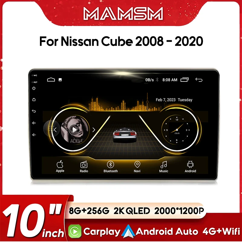 Android 13 Carplay Auto для Nissan Cube 3 Z12 2008-2020 Автомобильный радиоприемник Мультимедийный видеоплеер Навигация GPS Стерео Аудио без 2din
Android 13 Carplay Auto для Nissan Cube 3 Z12 2008-2020 Автомобильный радиоприемник Мультимедийный видеоплеер Навигация GPS Стерео Аудио без 2din