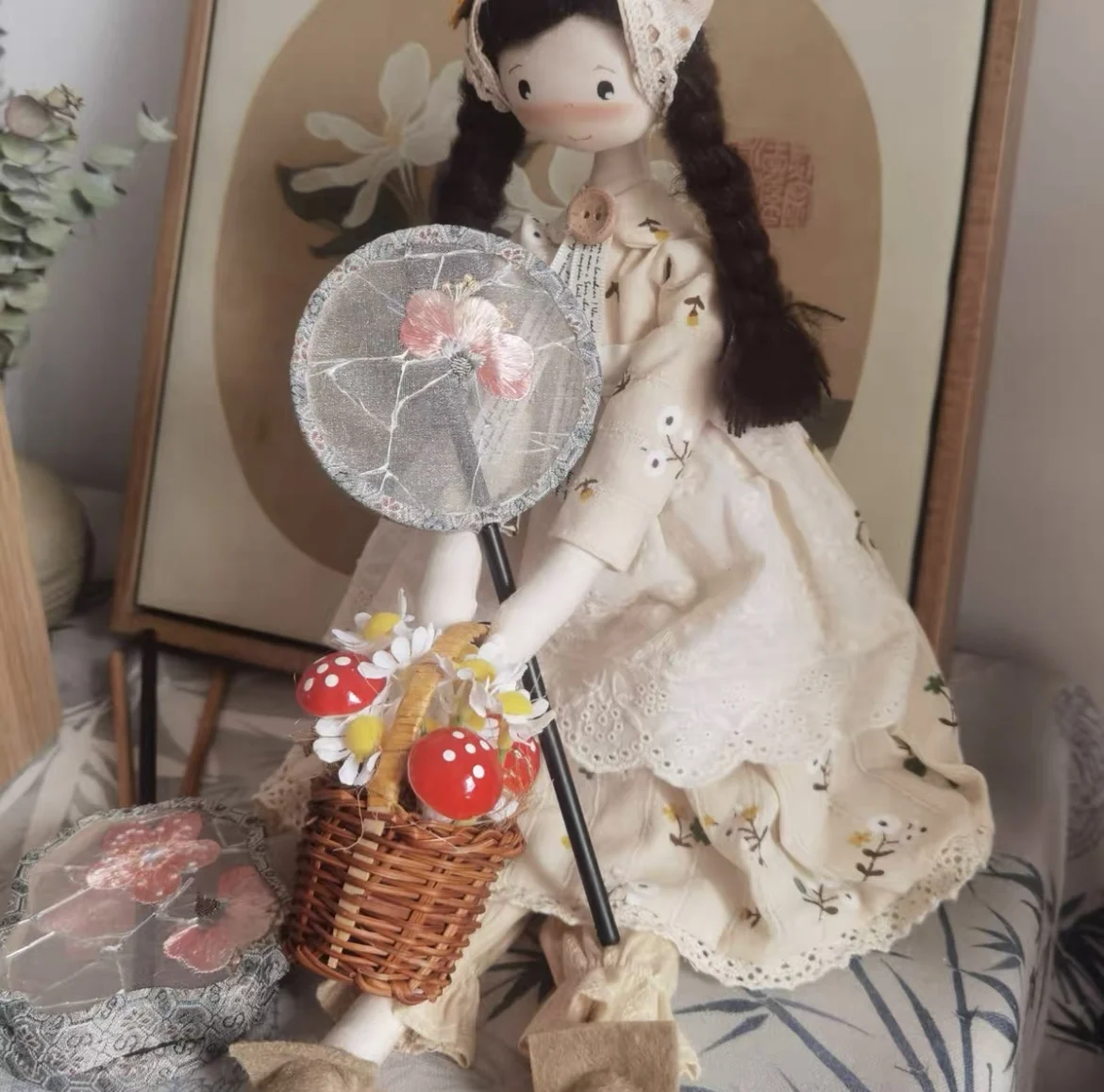Doll Accessories 18.5cm Fan Embroidered Ice Crack Plum Blossom Fan 1/4 1/3 BJD Toys Fans 1 Piece
Doll Accessories 18.5cm Fan Embroidered Ice Crack Plum Blossom Fan 1/4 1/3 BJD Toys Fans 1 Piece