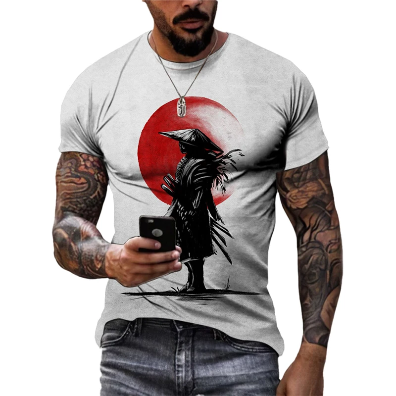 Men's T-shirt With Summer Quick Drying Material Comfortable And Breathable Round Neck Samurai Ninja Pattern Cool Street Daily
Men's T-shirt With Summer Quick Drying Material Comfortable And Breathable Round Neck Samurai Ninja Pattern Cool Street Daily