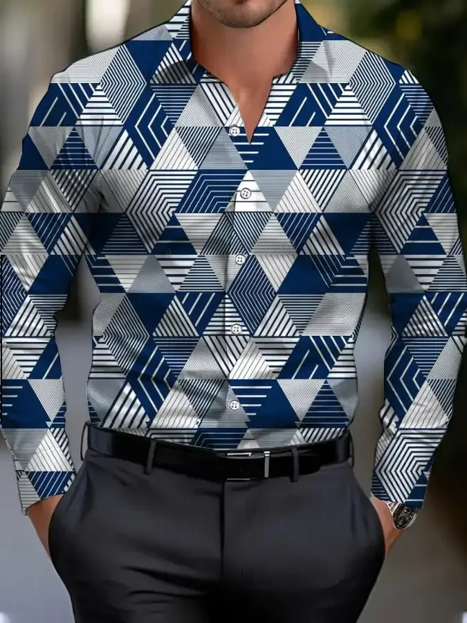 Regular Flap Shirt for Men 3D Printed Irregular Geometric Print Long Sleeve Shirt for Men Fashion Street with Flap Lapel Top Spr
Regular Flap Shirt for Men 3D Printed Irregular Geometric Print Long Sleeve Shirt for Men Fashion Street with Flap Lapel Top Spr