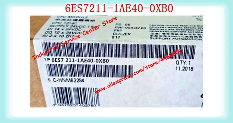 6ES7211-1AE40-0XB0 Новый ПЛК SIMATIC S7-1200 1211C
6ES7211-1AE40-0XB0 Новый ПЛК SIMATIC S7-1200 1211C