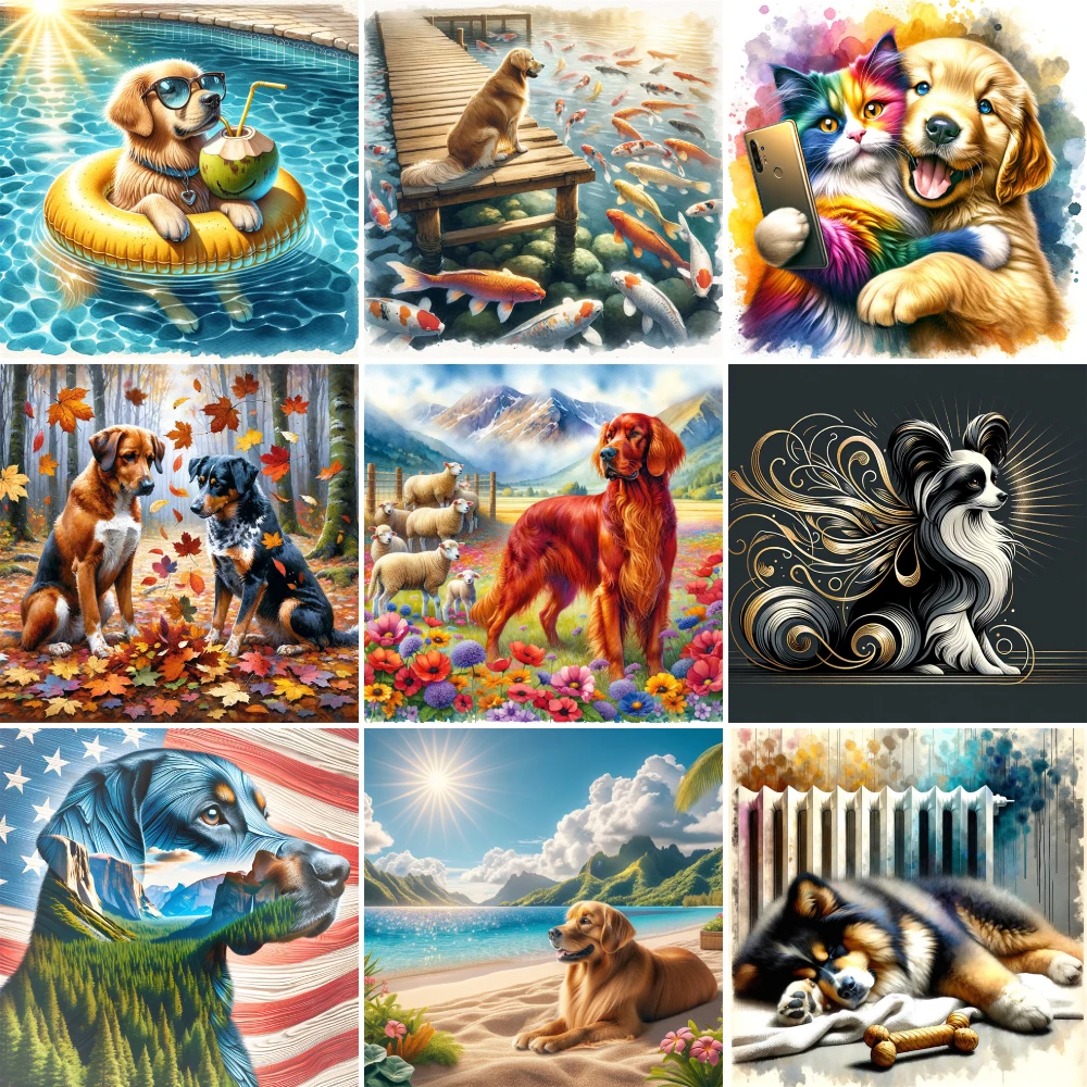 Animal Pet Dog Printed 11CT Cross Stitch Patterns Embroidery Knitting Handiwork Needlework Handmade Room Decor Needle Mulina
Animal Pet Dog Printed 11CT Cross Stitch Patterns Embroidery Knitting Handiwork Needlework Handmade Room Decor Needle Mulina