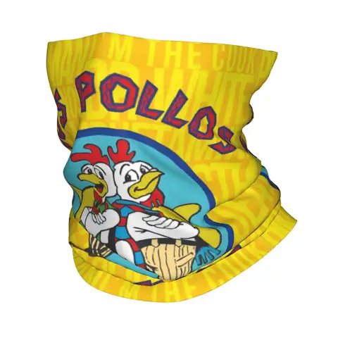 Custom Funny Los Pollos Hermanos Bandana Neck Warmer Men Women Winter Ski Tube Scarf Gaiter The Chicken Brothers Face Cover
