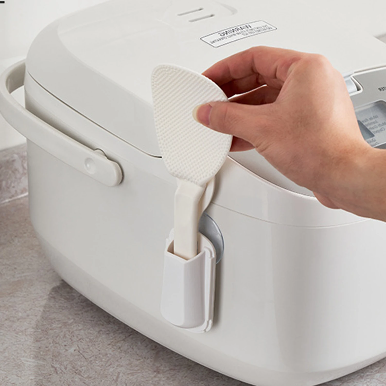 Rice Spoon Storage Rack Not Include Spoon Suction Cup Design Wall Mounted Rice Cooker Pressure Cooker Spoon Storage Holder
Rice Spoon Storage Rack Not Include Spoon Suction Cup Design Wall Mounted Rice Cooker Pressure Cooker Spoon Storage Holder