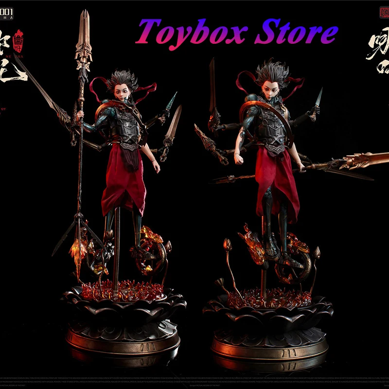 A TOYS AT-0001 1/6 Dark Black Myth Game Original Ne Zha Six Arms Design Delicate 12" Full Set Man Soldier Model Collection
A TOYS AT-0001 1/6 Dark Black Myth Game Original Ne Zha Six Arms Design Delicate 12" Full Set Man Soldier Model Collection