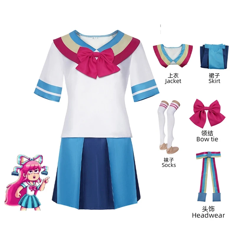 Gravity Falls Anime giffany cosplay costumes women girl cute sailor suit top and mini skirt set halloween cos FD1;6
Gravity Falls Anime giffany cosplay costumes women girl cute sailor suit top and mini skirt set halloween cos FD1;6