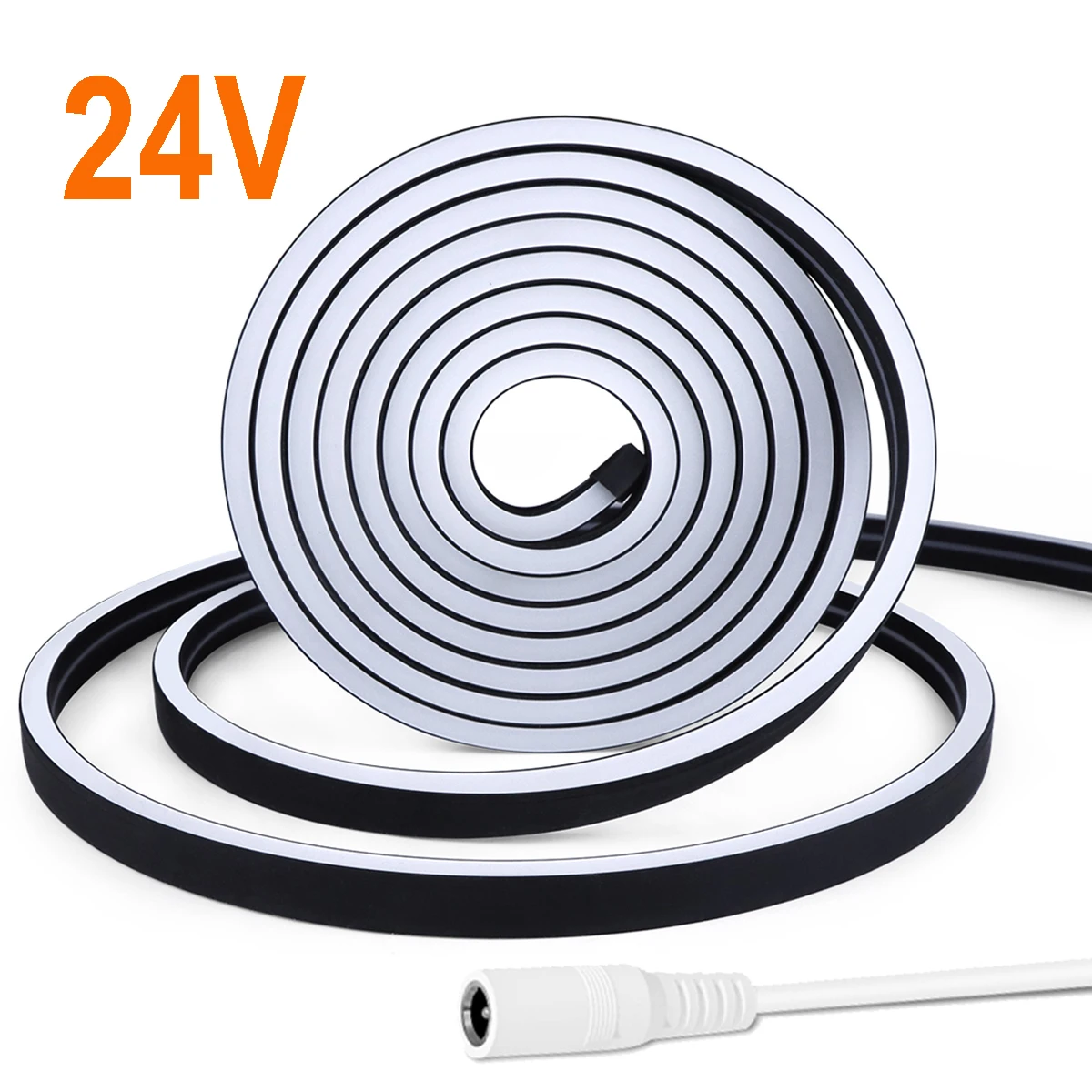 24 В, черная неоновая светодиодная лента высокой мощности, 120 светодиодов/м, трубка из силикагеля, светодиодная лента, подсветка стены спальни, кухонного шкафа
24 В, черная неоновая светодиодная лента высокой мощности, 120 светодиодов/м, трубка из силикагеля, светодиодная лента, подсветка стены спальни, кухонного шкафа