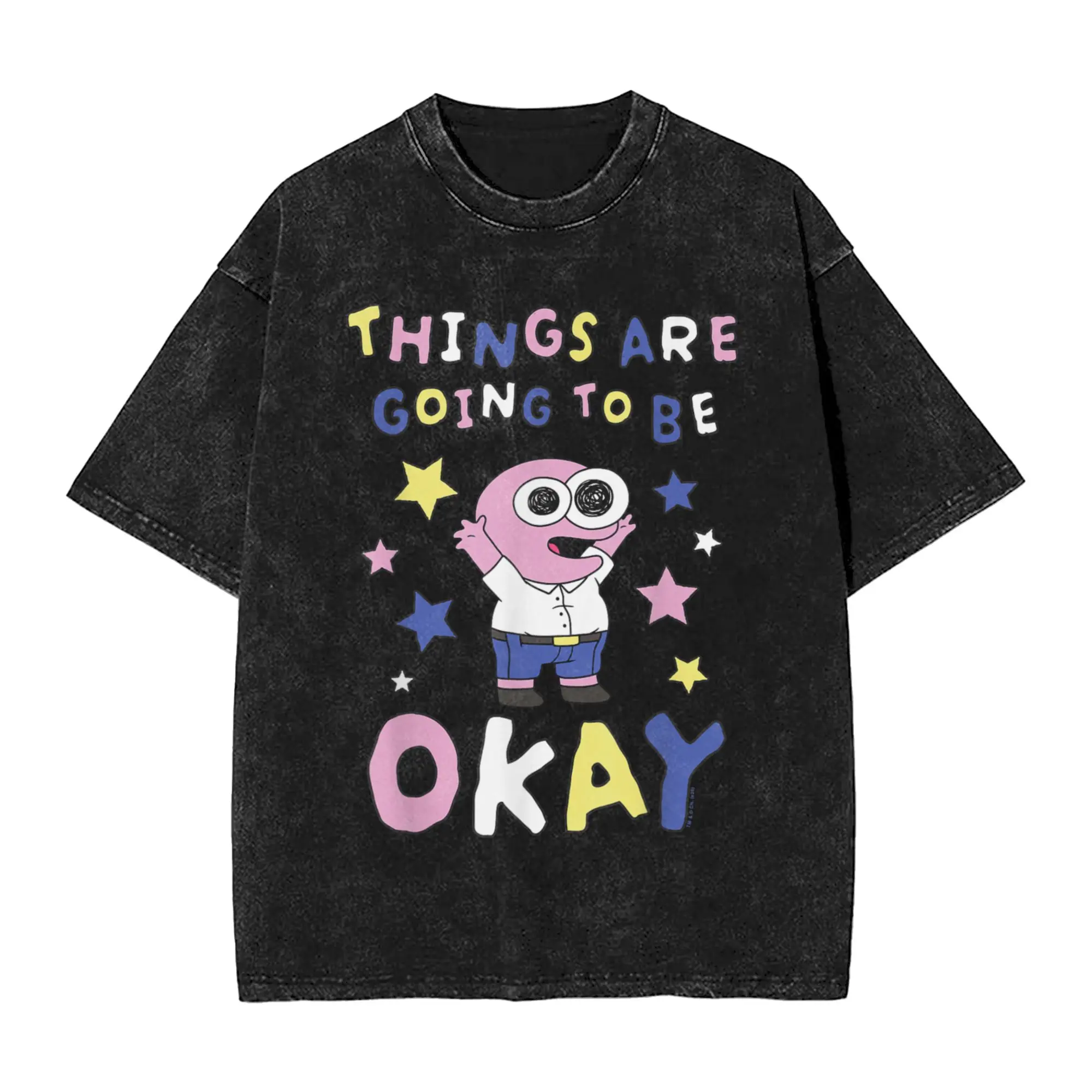 Винтажная стираная футболка «Уśmiechnięte друзья» Things Are Going to Be Okay PIM, простые футболки с героями мультфильмов, модная крутая футболка для мужчин, футболки
Винтажная стираная футболка «Уśmiechnięte друзья» Things Are Going to Be Okay PIM, простые футболки с героями мультфильмов, модная крутая футболка для мужчин, футболки