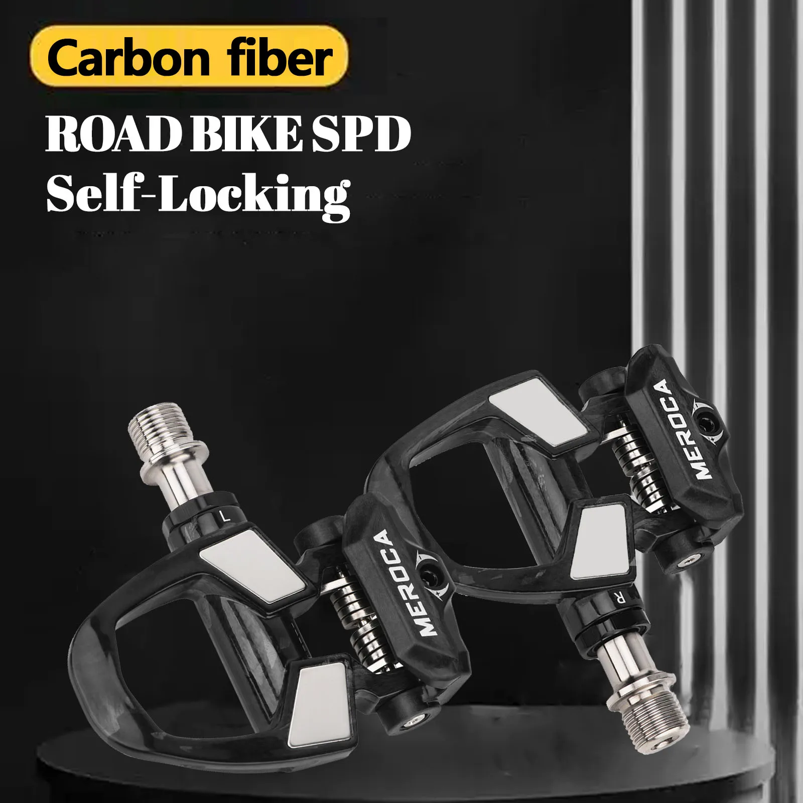 Carbon Fiber Titanium Clipless Cleats Pedals For Shimano Spd Sl Road Bike Lock Self-locking Lightweight Bicycle Steel Pedal
Carbon Fiber Titanium Clipless Cleats Pedals For Shimano Spd Sl Road Bike Lock Self-locking Lightweight Bicycle Steel Pedal