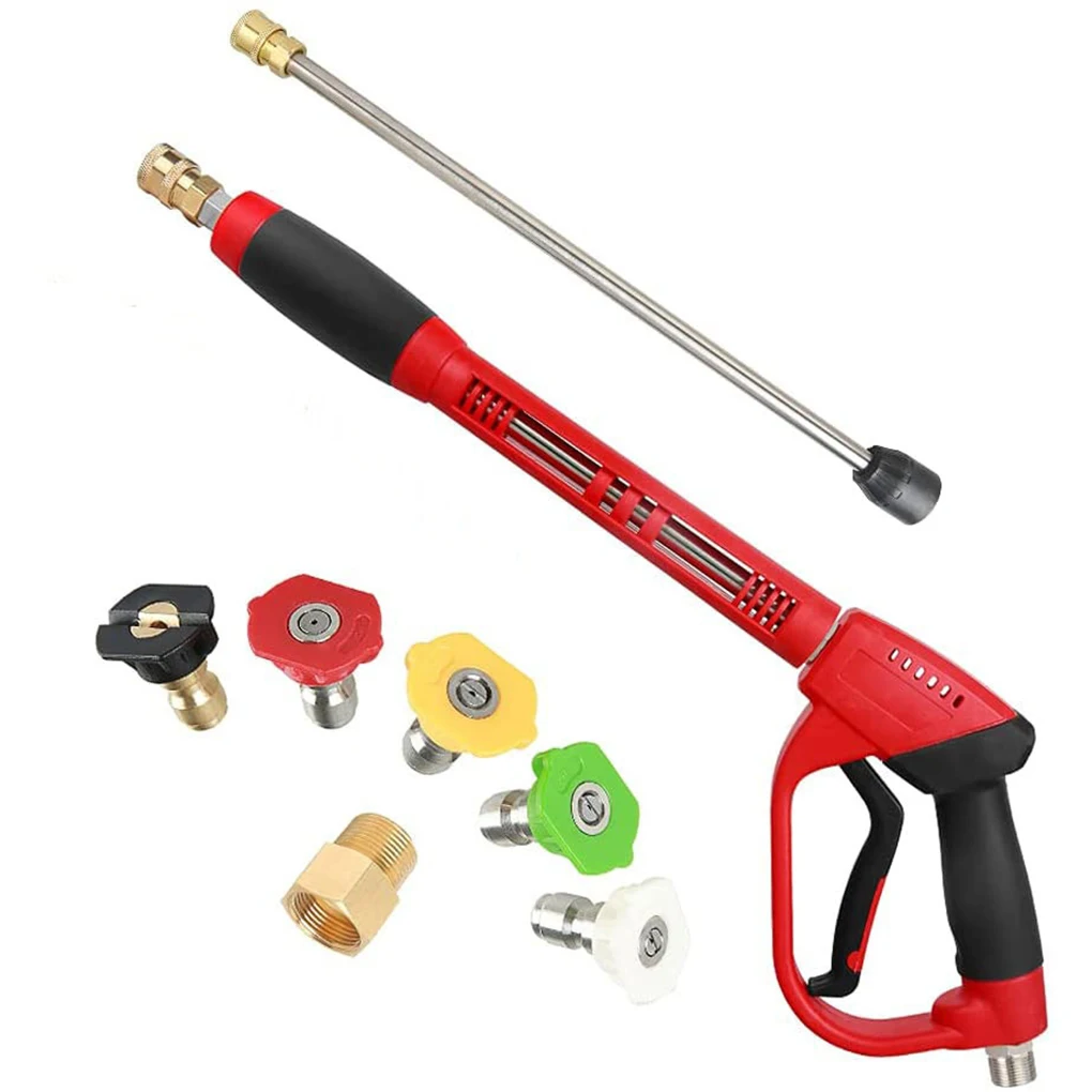 Removable Pure copper high-pressure water gun for car washing, water gun cleaning machine, movable quick insertion cleaning gun
Removable Pure copper high-pressure water gun for car washing, water gun cleaning machine, movable quick insertion cleaning gun