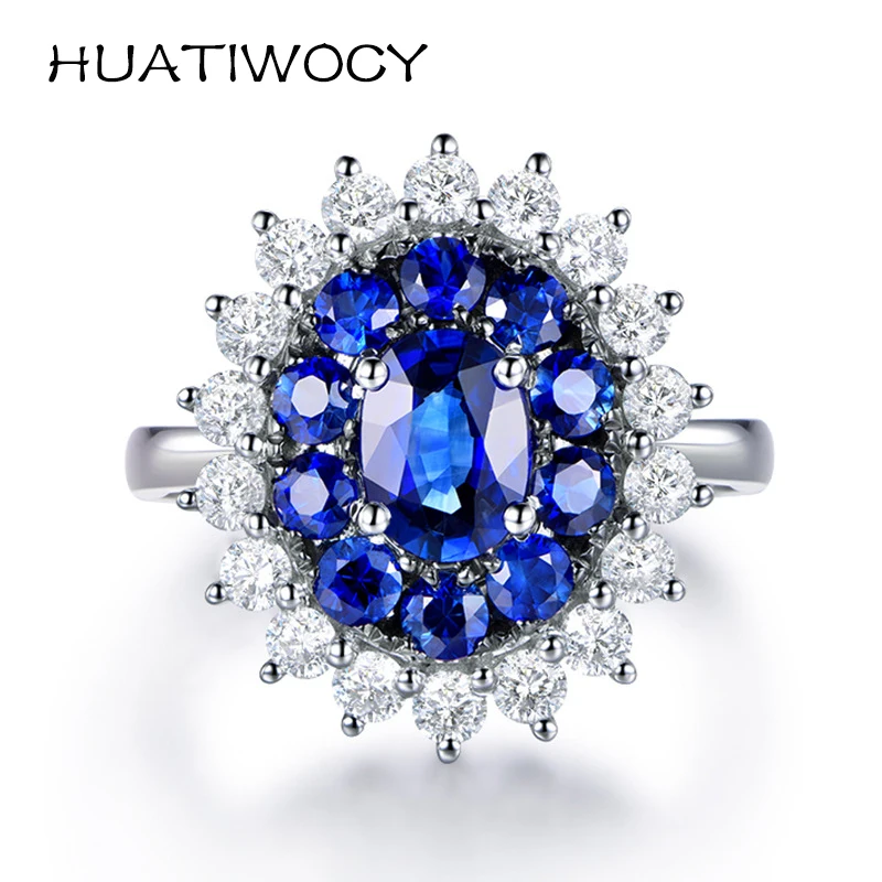 Fashion Women Ring Silver 925 Jewelry with Sapphire Zircon Gemstones Accessories Finger Rings for Wedding Party Promise Gifts
Fashion Women Ring Silver 925 Jewelry with Sapphire Zircon Gemstones Accessories Finger Rings for Wedding Party Promise Gifts