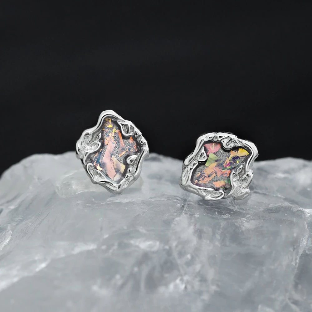 Aurora Texture Stud Earrings S925 Sterling Silver Earring Women's Fashion Jewelry Original Design Casual Commutes Wholesale Ins
Aurora Texture Stud Earrings S925 Sterling Silver Earring Women's Fashion Jewelry Original Design Casual Commutes Wholesale Ins