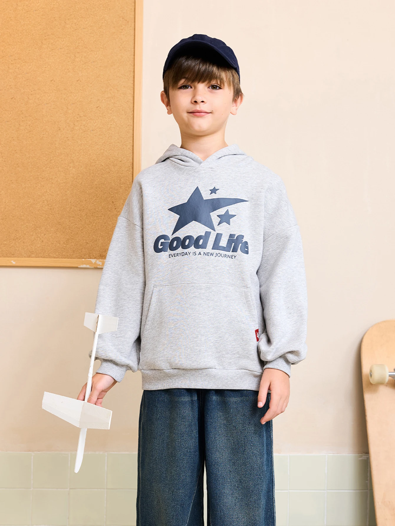 MARC & JANIE Big Kids Boy American Vintage Letter Print Hoodie Sweatshirt 551163
MARC & JANIE Big Kids Boy American Vintage Letter Print Hoodie Sweatshirt 551163