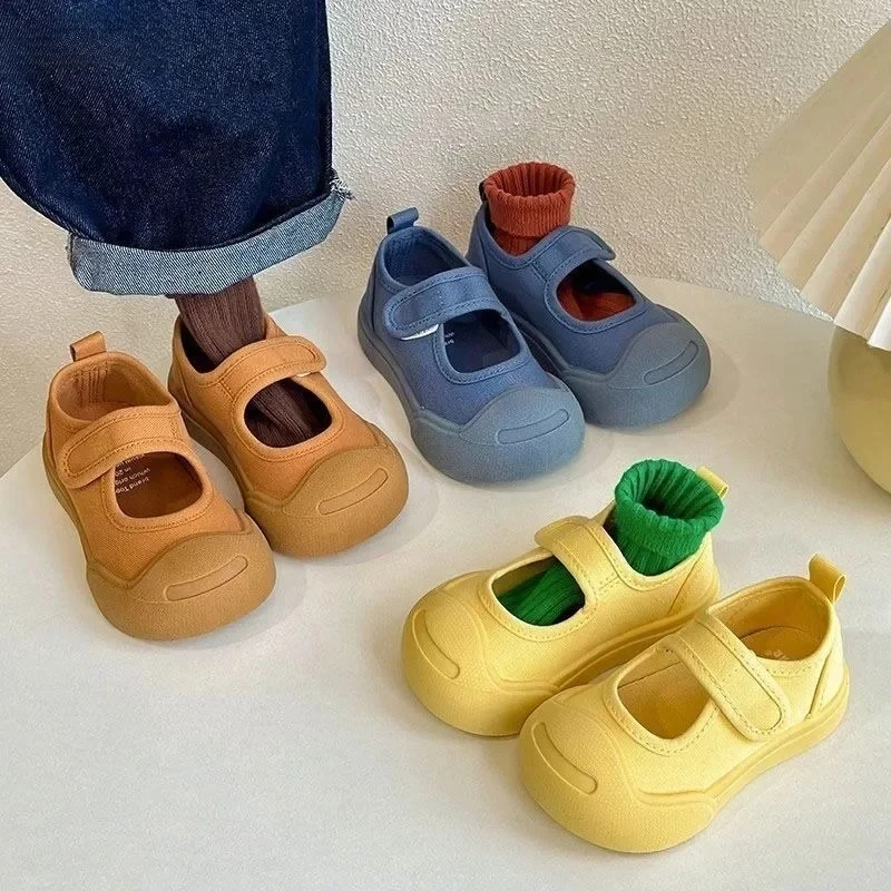 3-7Y Children's Shallow Mouth Canvas Shoes 2026 Spring Autumn Boys Girls' Skateboard Shoes Soft soled Kindergarten Indoor Shoe
3-7Y Children's Shallow Mouth Canvas Shoes 2026 Spring Autumn Boys Girls' Skateboard Shoes Soft soled Kindergarten Indoor Shoe