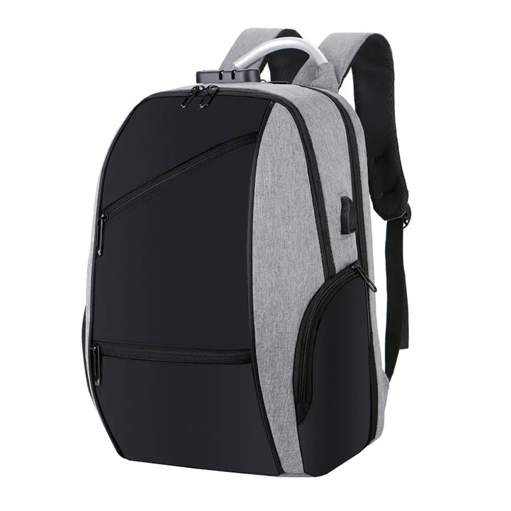 Сумка для ноутбука с кодовым замком, большая вместительная водонепроницаемая деловая сумка-рюкзак с регулируемым плечевым ремнем, дорожная школьная сумка для компьютера с USB-портом
Сумка для ноутбука с кодовым замком, большая вместительная водонепроницаемая деловая сумка-рюкзак с регулируемым плечевым ремнем, дорожная школьная сумка для компьютера с USB-портом