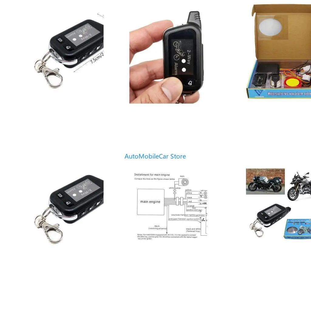 G8TE Anti-Theft Alarm with Remote Control Alarm Systems for Motorcycle Theft Protect
G8TE Anti-Theft Alarm with Remote Control Alarm Systems for Motorcycle Theft Protect