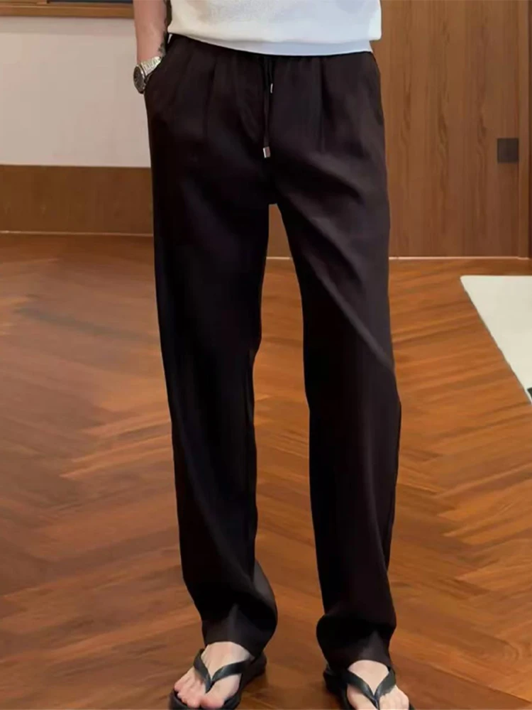 Lightweight Casual Trousers for Men Fashionable Luxury Lyocell Blend Straight Leg Pants Simple Elegance Summer 2026
Lightweight Casual Trousers for Men Fashionable Luxury Lyocell Blend Straight Leg Pants Simple Elegance Summer 2026