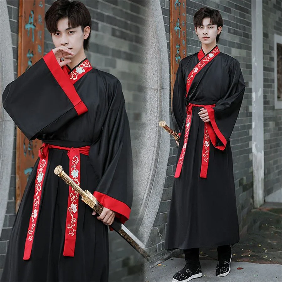 Chinese Dress Ancient Hanfu Kimono Black White Red hanfu Dresses Embroidery Martial Arts Chinese Style Dance Cosplay Costumes
Chinese Dress Ancient Hanfu Kimono Black White Red hanfu Dresses Embroidery Martial Arts Chinese Style Dance Cosplay Costumes