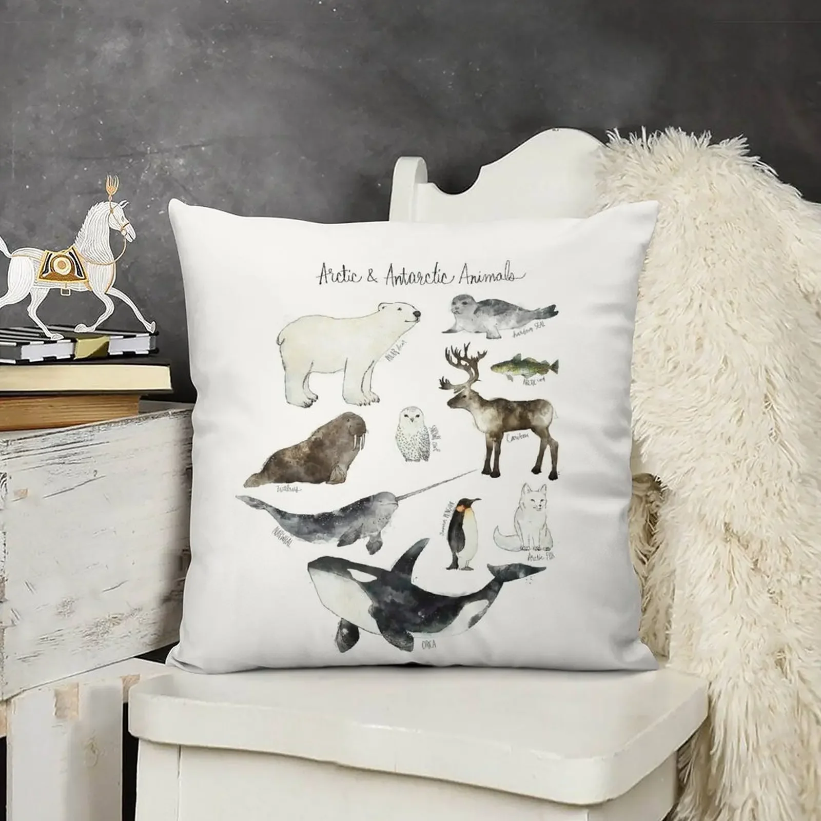 Arctic & Antarctic Animals Throw Pillow Cushions Home Decor Decorative Cushions Plaid Sofa Throw Pillow Covers pillow
Arctic & Antarctic Animals Throw Pillow Cushions Home Decor Decorative Cushions Plaid Sofa Throw Pillow Covers pillow