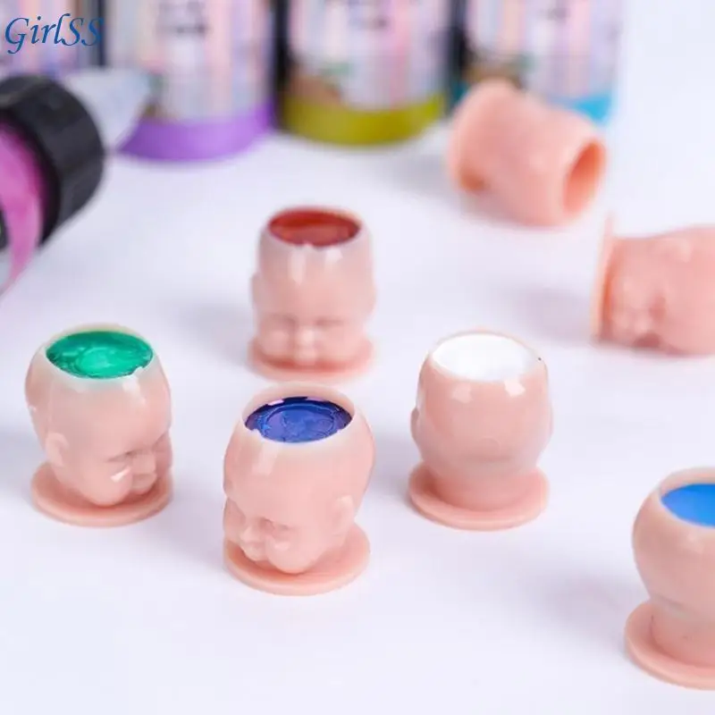 200 Pcs Caps Doll Shaped Tattooed Cups Microblading Pigment Holder T4MB
200 Pcs Caps Doll Shaped Tattooed Cups Microblading Pigment Holder T4MB