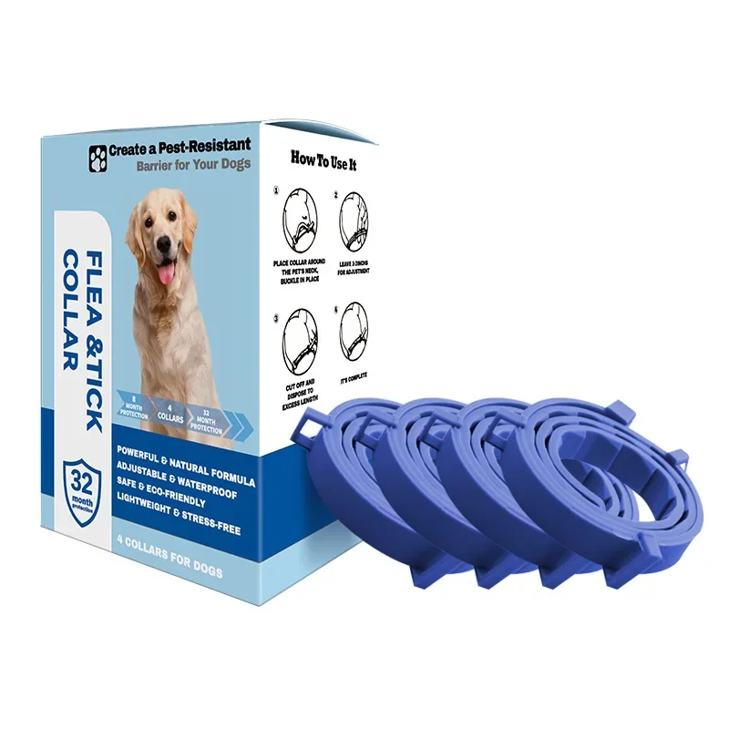 Pet repellent collar size adjustable collar to prevent parasites, cats, dogs, mosquitoes, fleas and lice removal
Pet repellent collar size adjustable collar to prevent parasites, cats, dogs, mosquitoes, fleas and lice removal