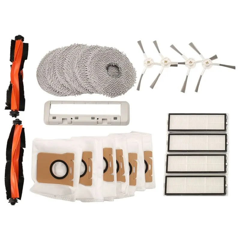 A76I-Accessories Kit For Robot Vacuum X20+ / X20 Plus Main Side Brush Hepa Filter Mop Cloth Dust Bag Replacement Parts
A76I-Accessories Kit For Robot Vacuum X20+ / X20 Plus Main Side Brush Hepa Filter Mop Cloth Dust Bag Replacement Parts