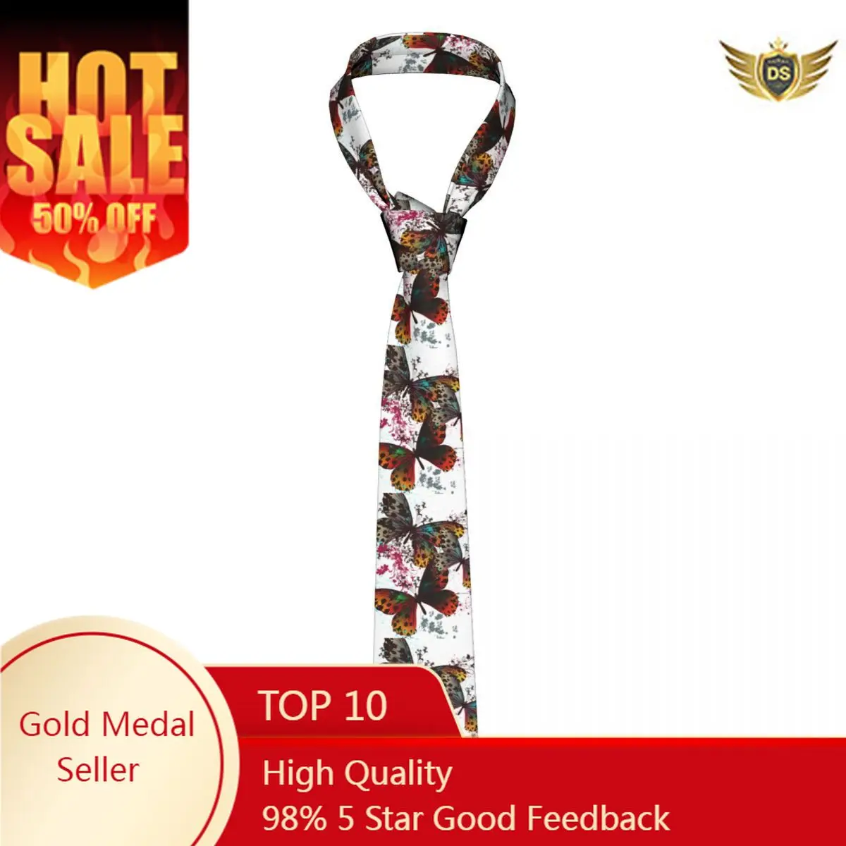 Mens Tie Slim Skinny Butterfly With Colorful Wings Necktie Fashion Necktie Free Style Men Tie Party Wedding
Mens Tie Slim Skinny Butterfly With Colorful Wings Necktie Fashion Necktie Free Style Men Tie Party Wedding
