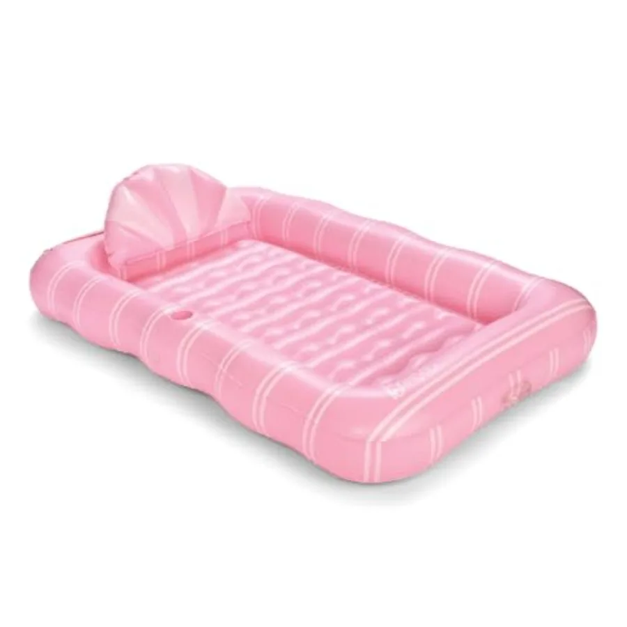 Tanning Pool Lounger Float XL 72'' x 48'' Pool Float with Custom Pillow and Large Cup Holder Perfect for Pool or Backyard
Tanning Pool Lounger Float XL 72'' x 48'' Pool Float with Custom Pillow and Large Cup Holder Perfect for Pool or Backyard