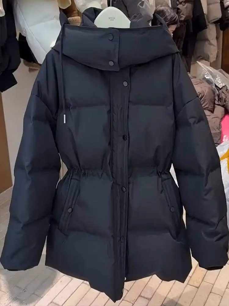 Sli Thiened Bla Cotton Jaet Women's Winter Outerwear Mid-Length Coat Warm Commute Sle Regular Fit Zipper Closure
Sli Thiened Bla Cotton Jaet Women's Winter Outerwear Mid-Length Coat Warm Commute Sle Regular Fit Zipper Closure