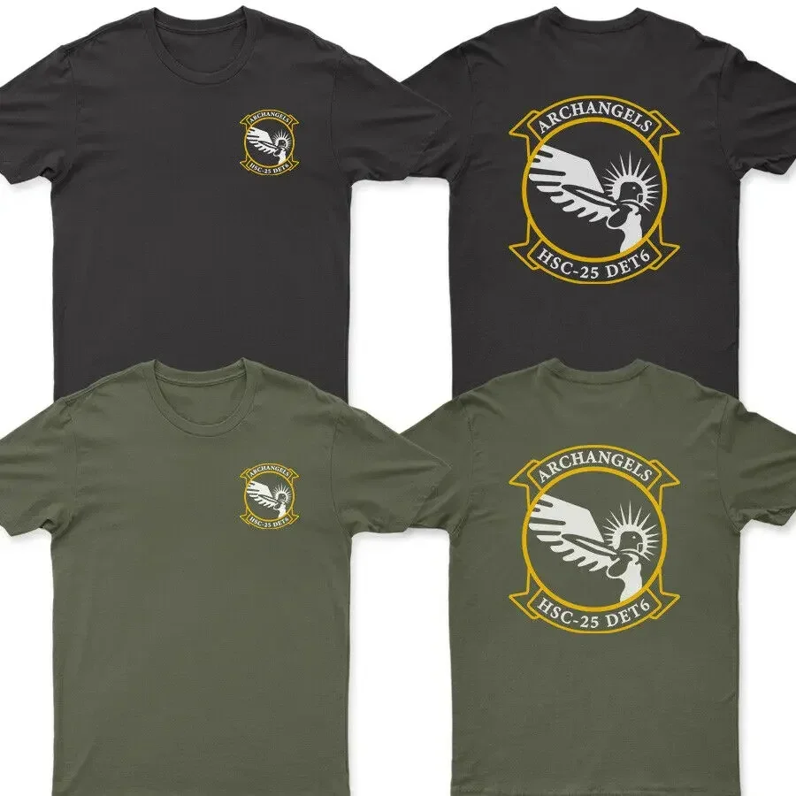 Archangels Helicopter Sea Combat Squadron (HSC) 25 Detachment 6 T-Shirt 100% Cotton O-Neck Short Sleeve Casual Mens T-shirt
Archangels Helicopter Sea Combat Squadron (HSC) 25 Detachment 6 T-Shirt 100% Cotton O-Neck Short Sleeve Casual Mens T-shirt