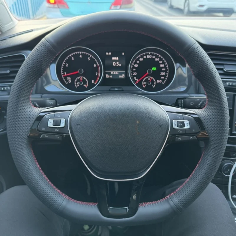 Плетеный чехол на руль автомобиля, ручное шитье, кожа из микрофибры для VW Golf 7 Mk7 Touran Up, новый автомобильный аксессуар Polo Jetta
Плетеный чехол на руль автомобиля, ручное шитье, кожа из микрофибры для VW Golf 7 Mk7 Touran Up, новый автомобильный аксессуар Polo Jetta