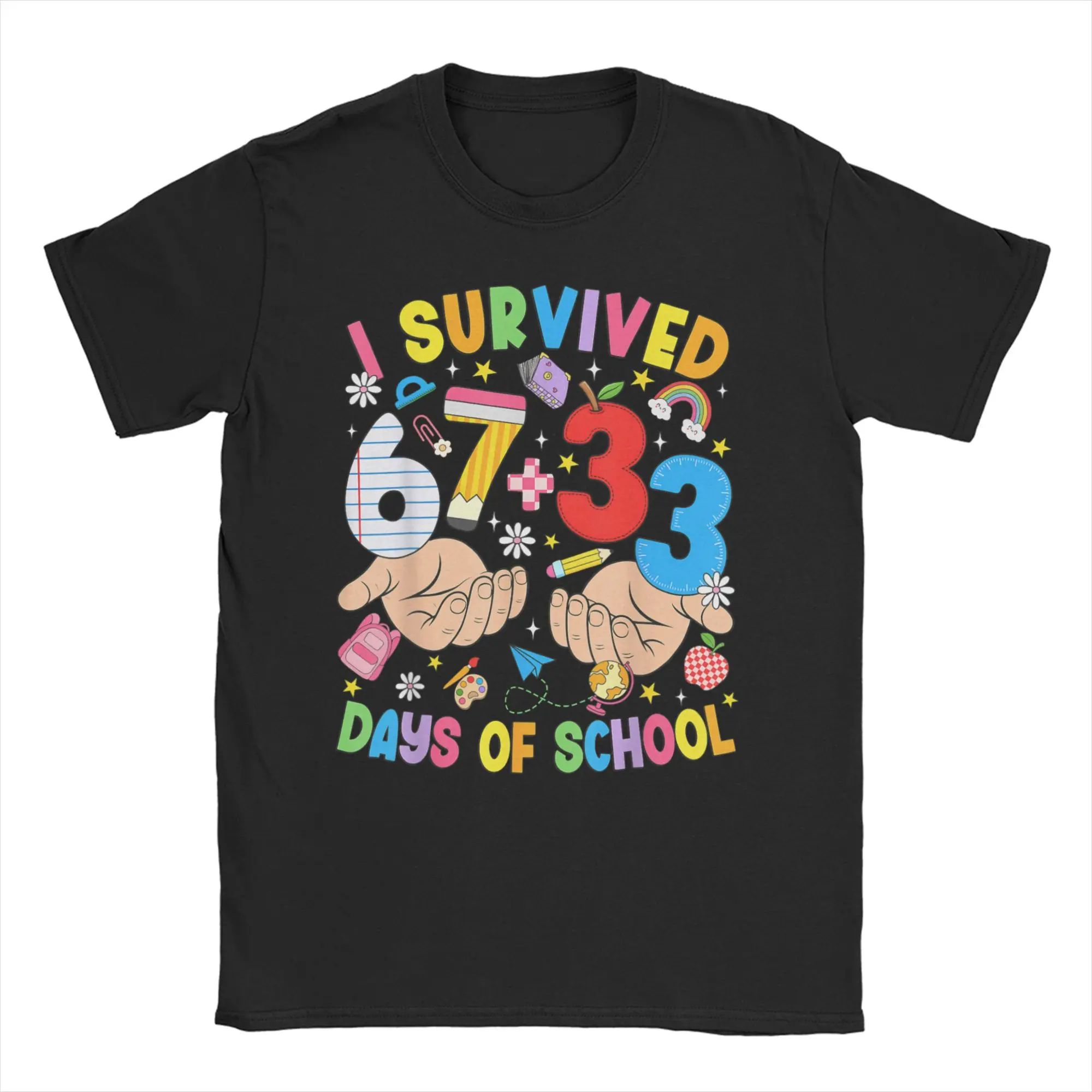 Men's T-Shirt Bruh I Survived 67 + 33 Days of School 100th Day of School Unique 100% Cotton Tees Short Sleeve T Shirts
Men's T-Shirt Bruh I Survived 67 + 33 Days of School 100th Day of School Unique 100% Cotton Tees Short Sleeve T Shirts