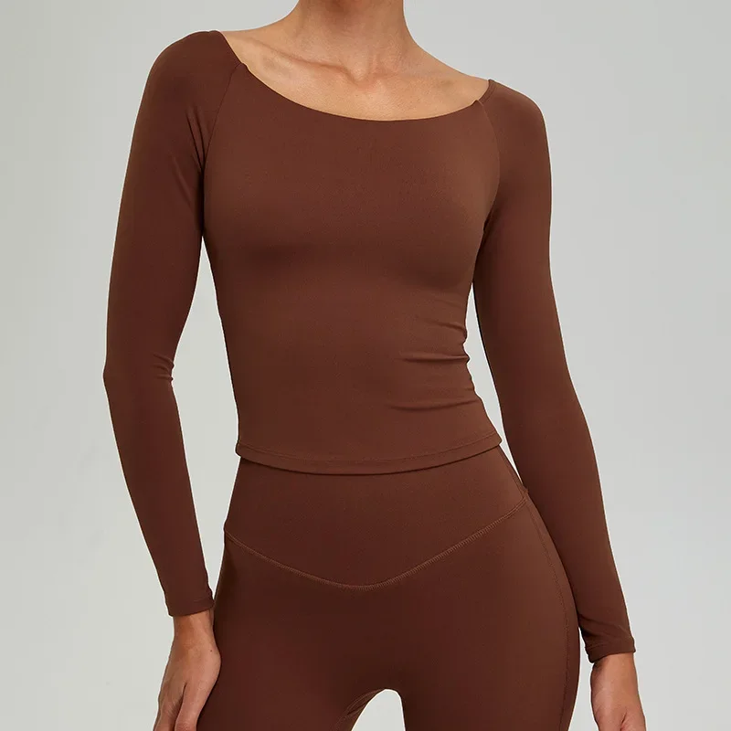 New One Shoulder Long Sleeve Yoga Wear Women Spice Girls Sexy Sports T-Shirt Tops Outdoor Running Tight Fitness Clothing Outfit
New One Shoulder Long Sleeve Yoga Wear Women Spice Girls Sexy Sports T-Shirt Tops Outdoor Running Tight Fitness Clothing Outfit